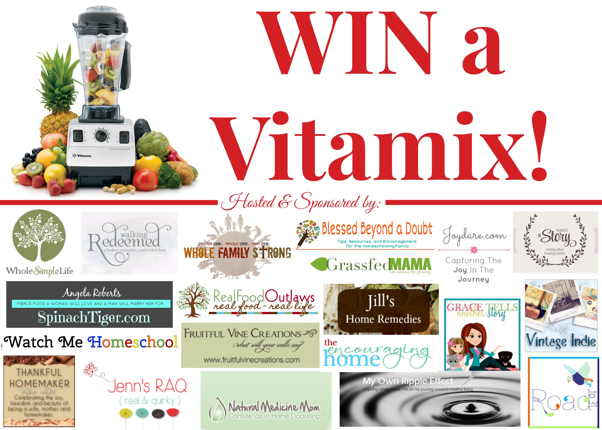 Enter to Win Your Own Vitamix!