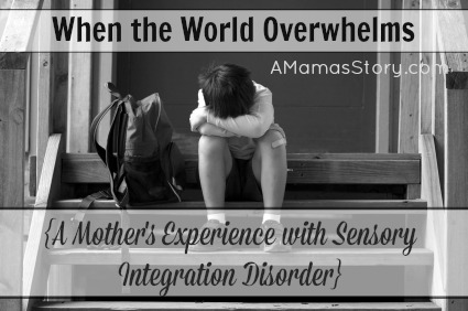 When The World Overwhelms {A Mother’s Experience with Sensory Integration Disorder}