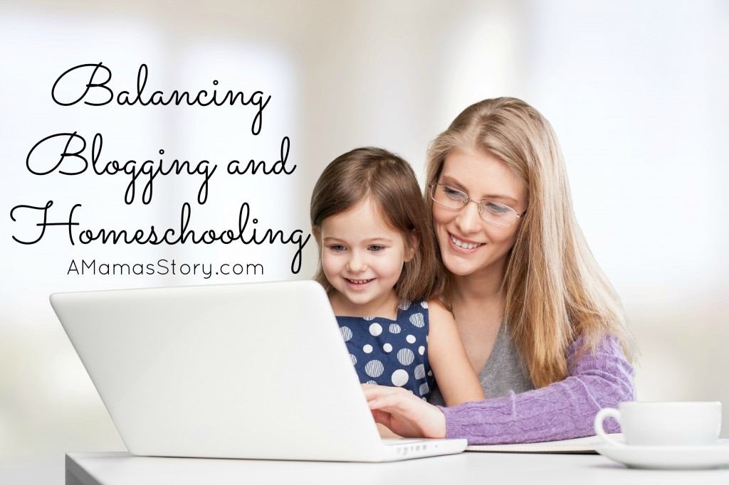 blogging while homeschooling