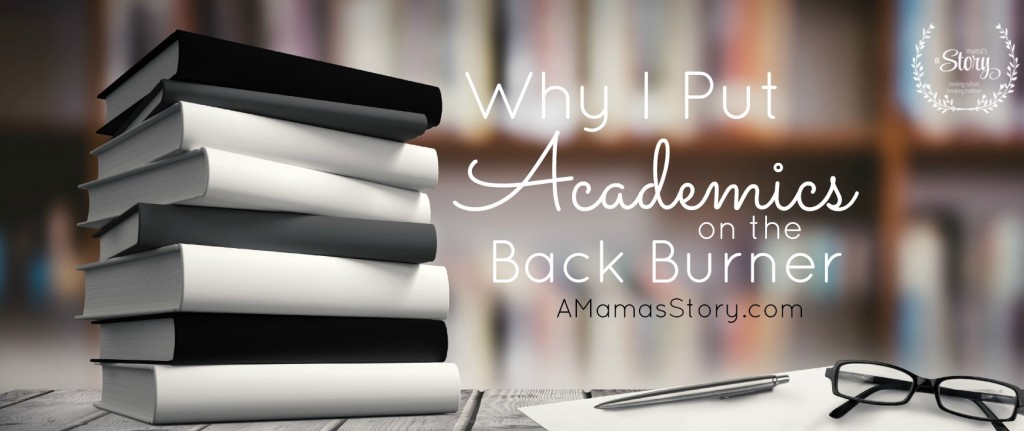 Why I Put Academics on the Back Burner